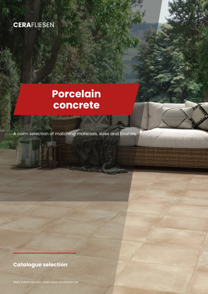 Porcelain concrete