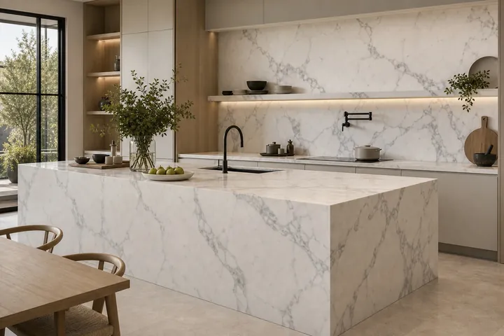 Bianco Calacatta Showbild