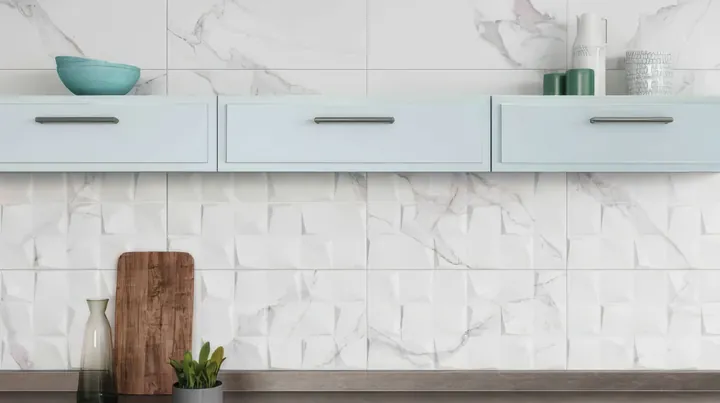 Pune Mosaic Cuadros Blanco Satinado Showbild